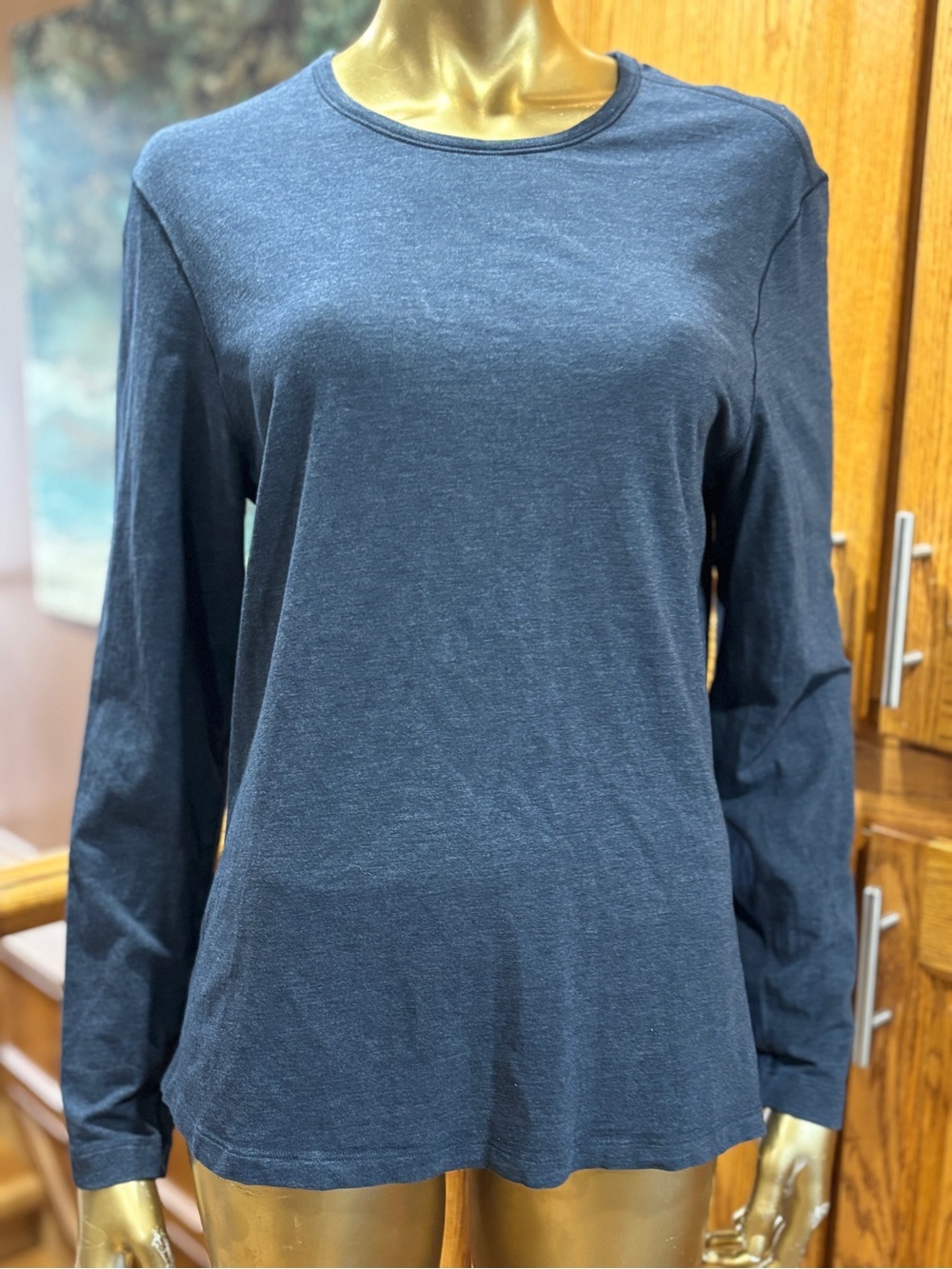 lululemon athletica Long Sleeve Crew Tee in Dark Heather